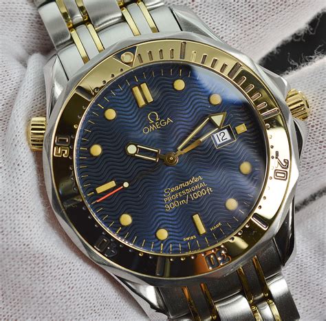 omega gold watch value.